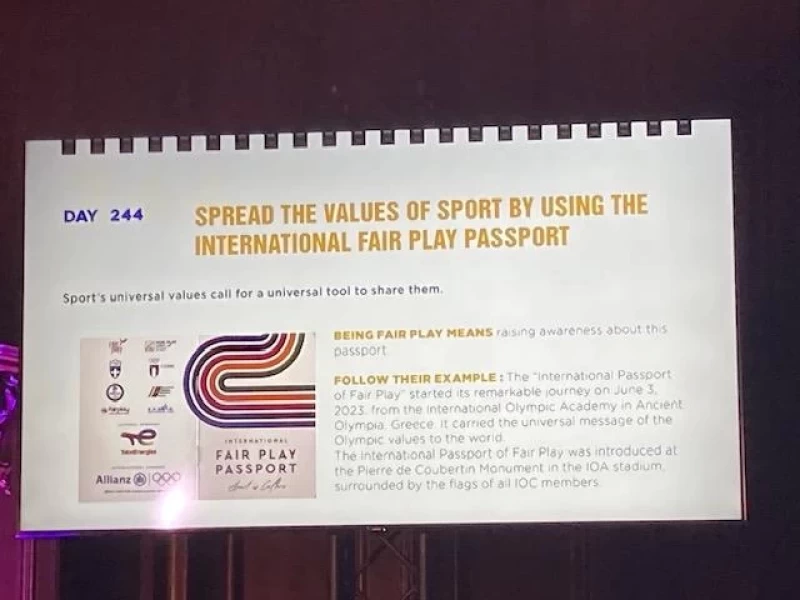 The International FairPlay Passport travels in Brussels and San Marino during the World Fair Play Day