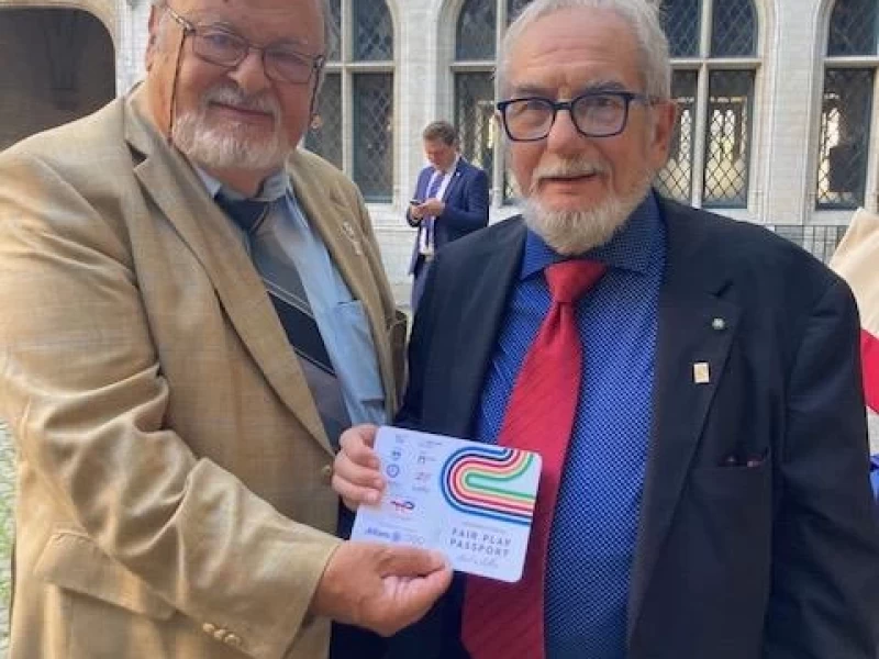 The International FairPlay Passport travels in Brussels and San Marino during the World Fair Play Day