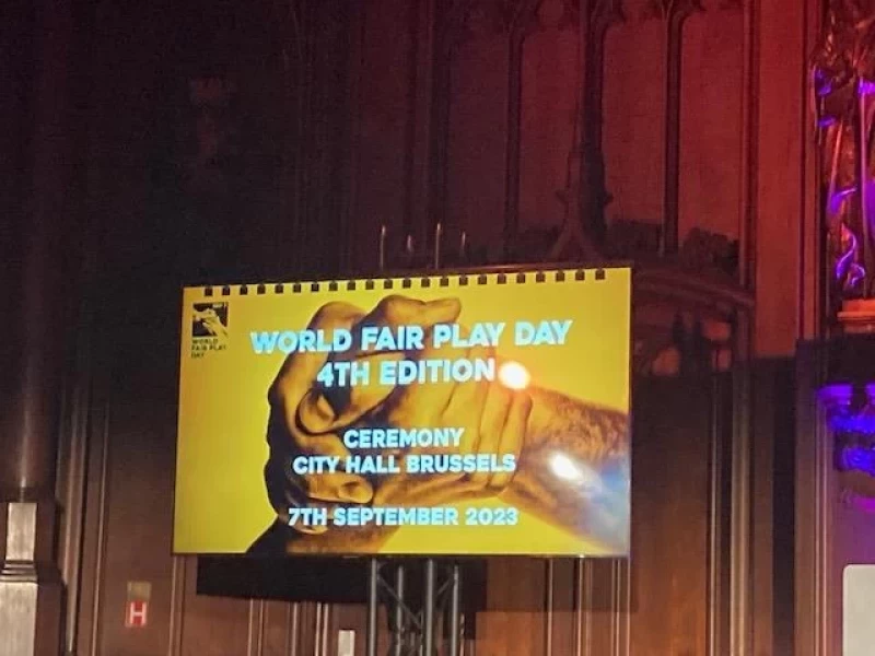 The International FairPlay Passport travels in Brussels and San Marino during the World Fair Play Day