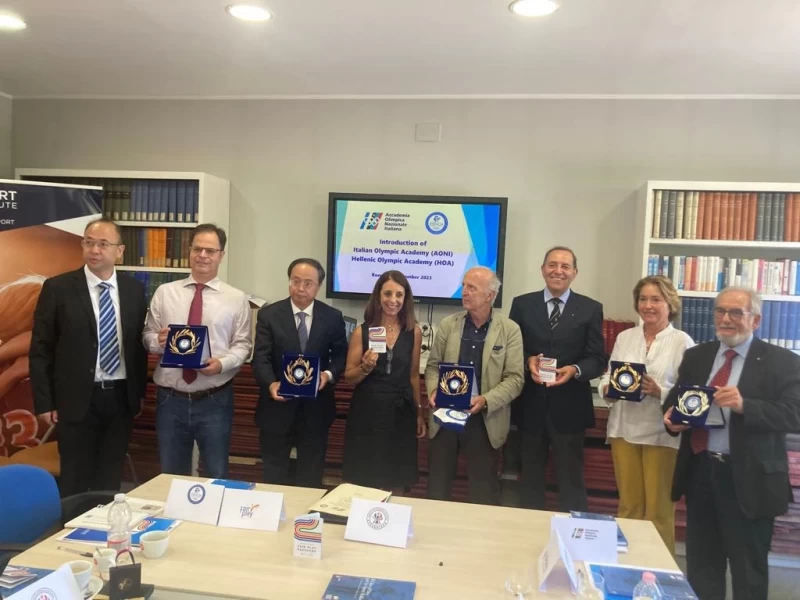 MOU signed in Rome with the Beijing Institute for International Olympic Studies (BIIOS)