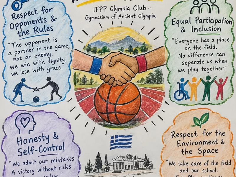In the Spirit of Olympia, We Play with Respect!
